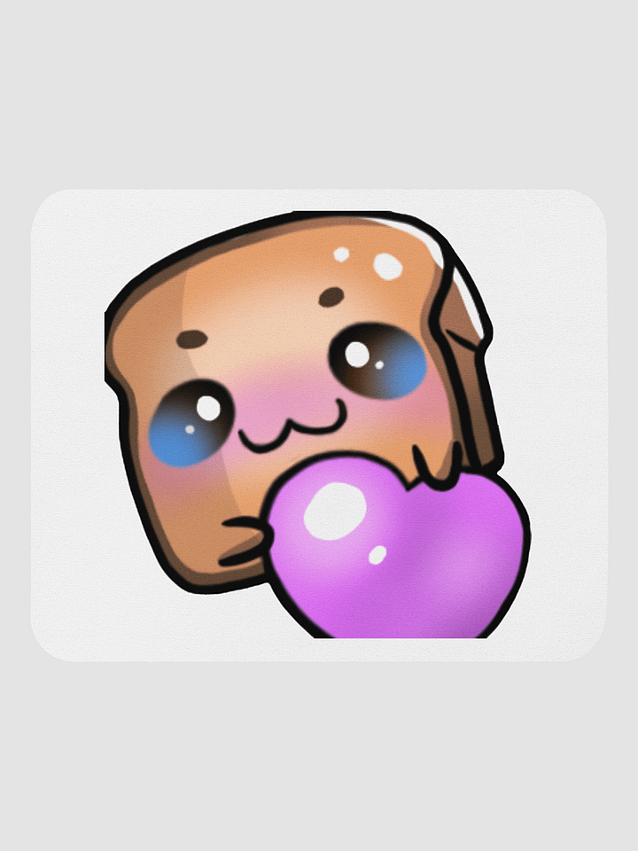 Bread Heart Mouse pad product image (1)
