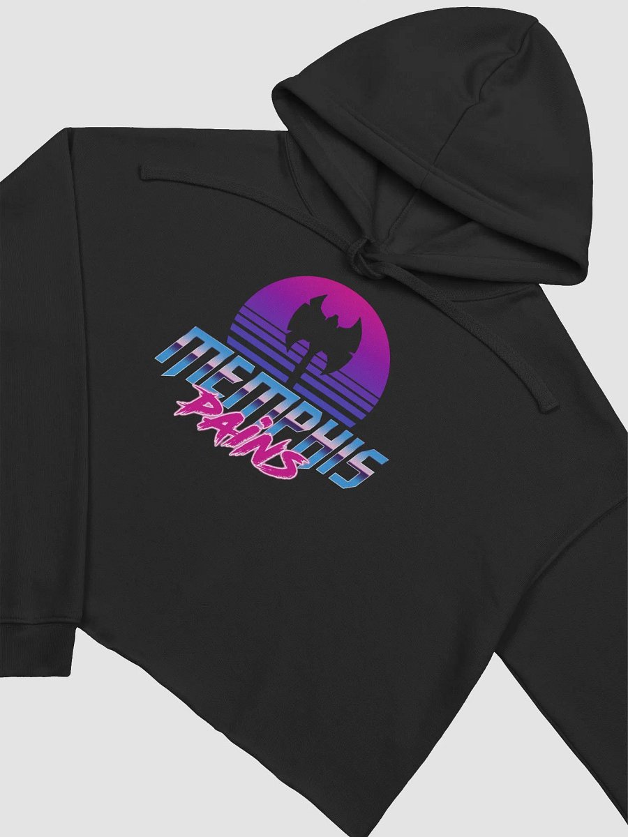 Memphis Pains - Retro Axe Crop Top Hoodie product image (6)