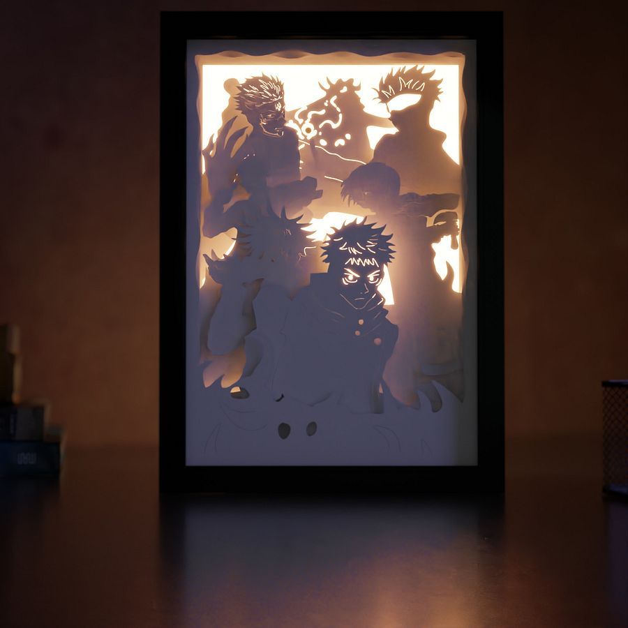 Jujutsu Kaisen Lightbox template 2 in 1 - PDF PNG SVG DXF + Video Tutorial product image (2)
