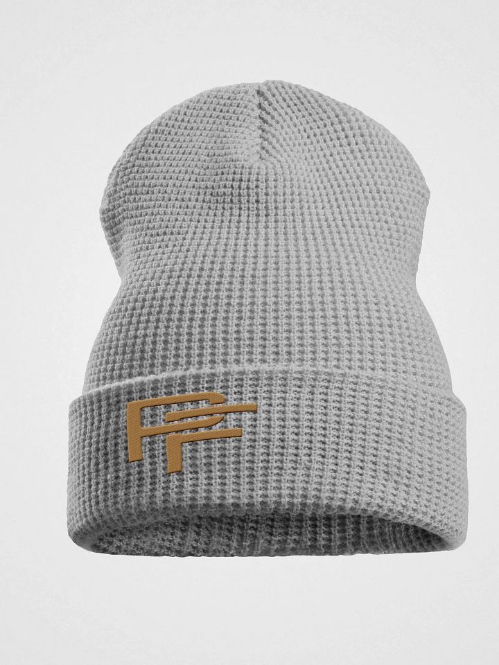Waffle Beanie (Grey) product image (1)