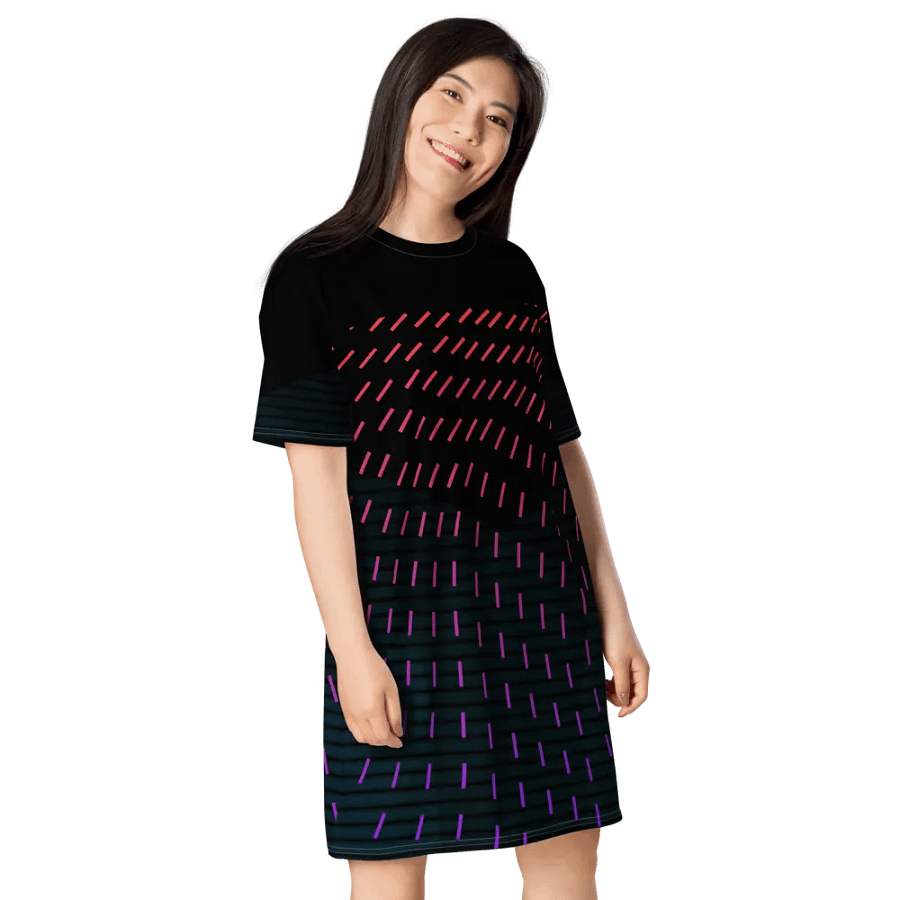 Chromatic Wave All-Over Dress product image (8)