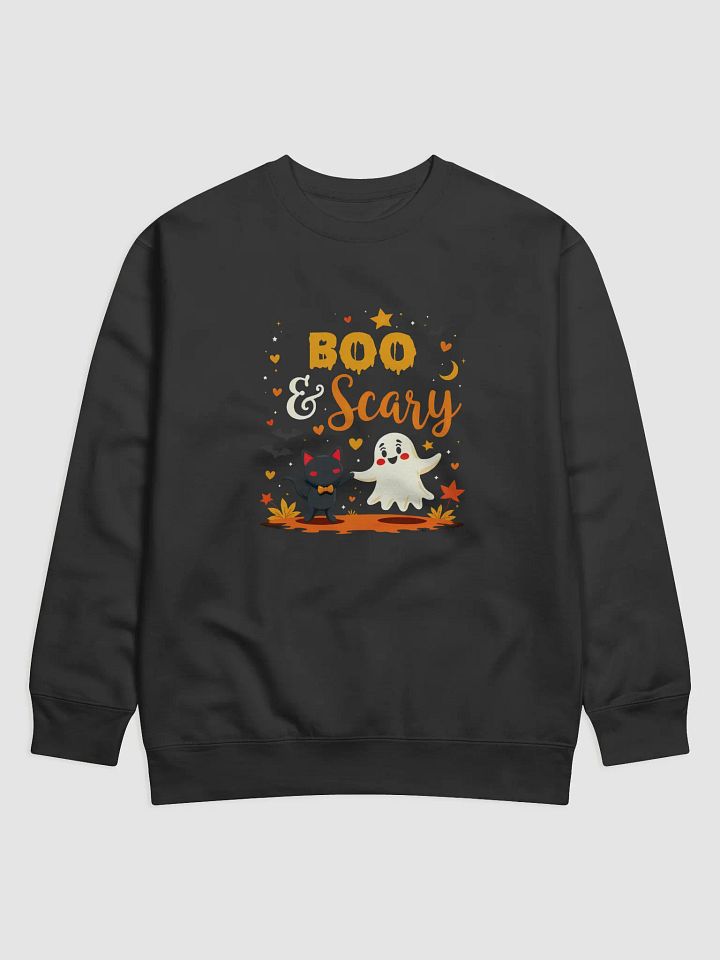 Boo & Scary Halloween Premium Sweatshirt product image (1)