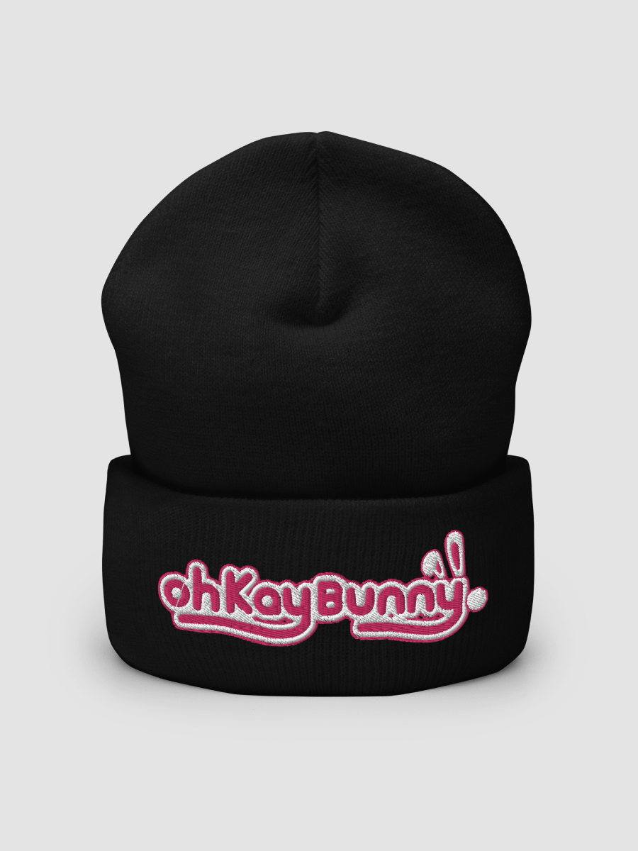 ohKayBunny Embroidered Cuffed Beanie product image (1)