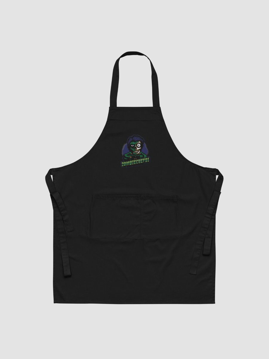 [ZombieChef81] Organic Cotton Apron (Embroidered) SOL&S 03569 product image (1)