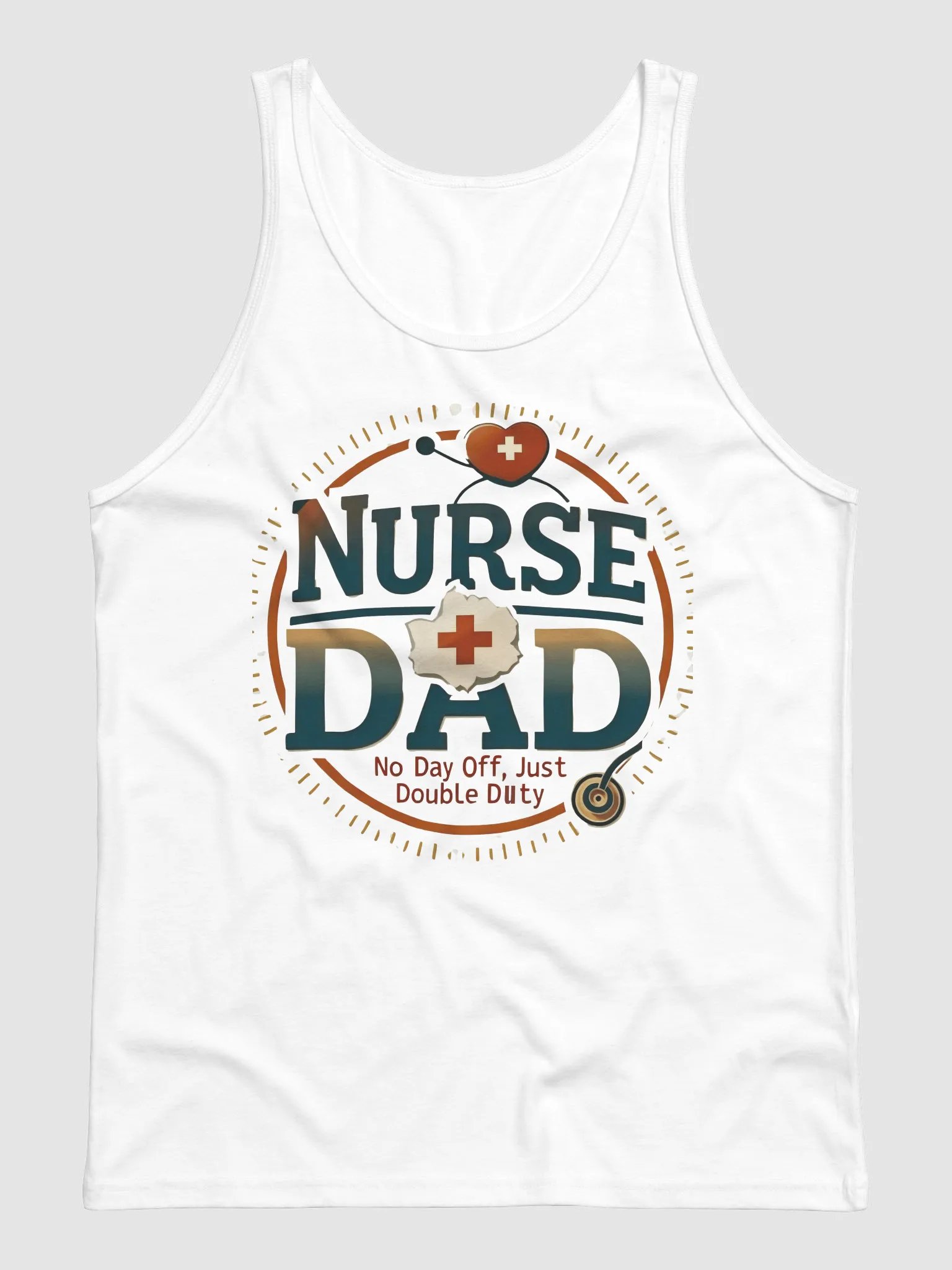 Nurse Dad Emblem Tank product image (1)