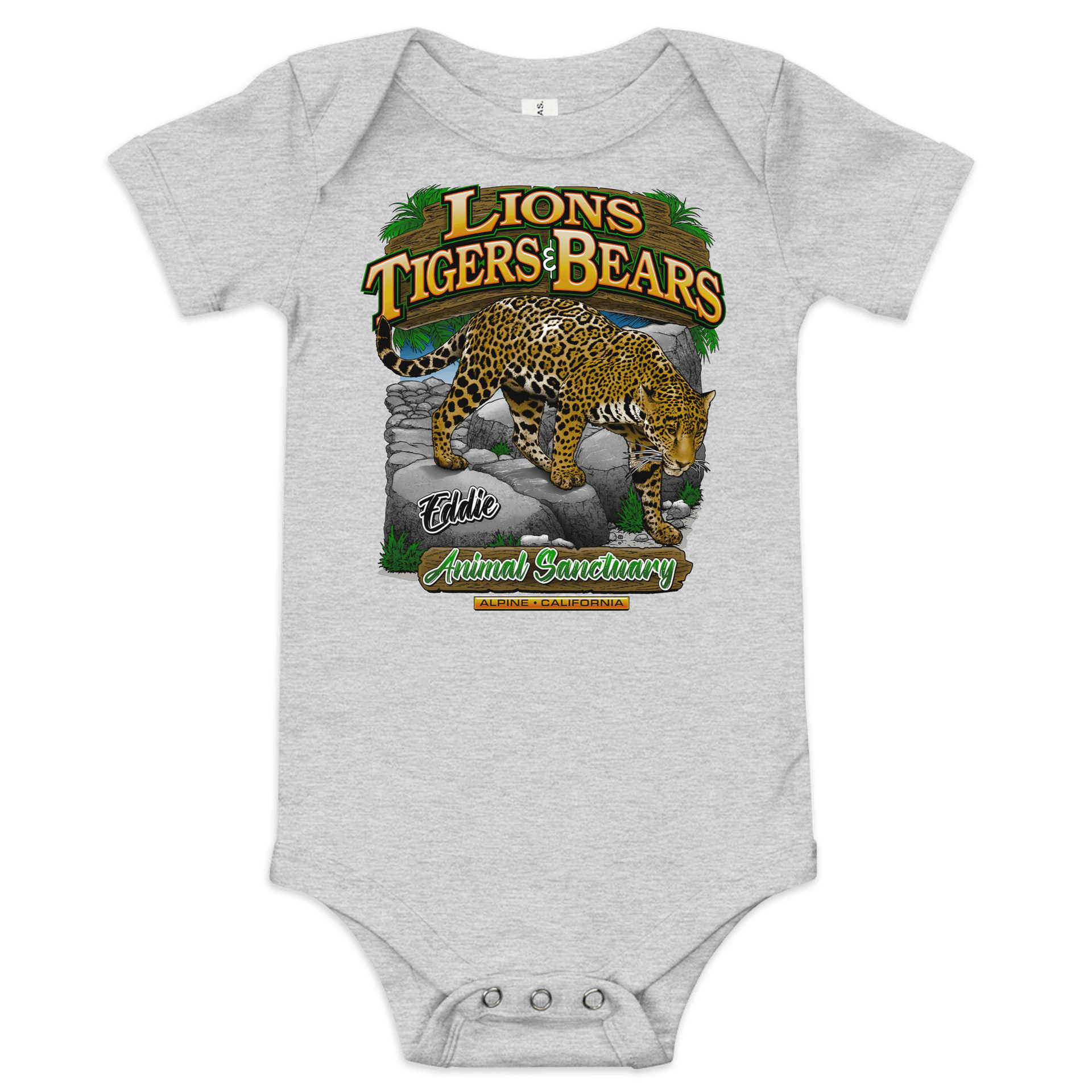 Eddie the Jaguar Baby Onesie product image (1)