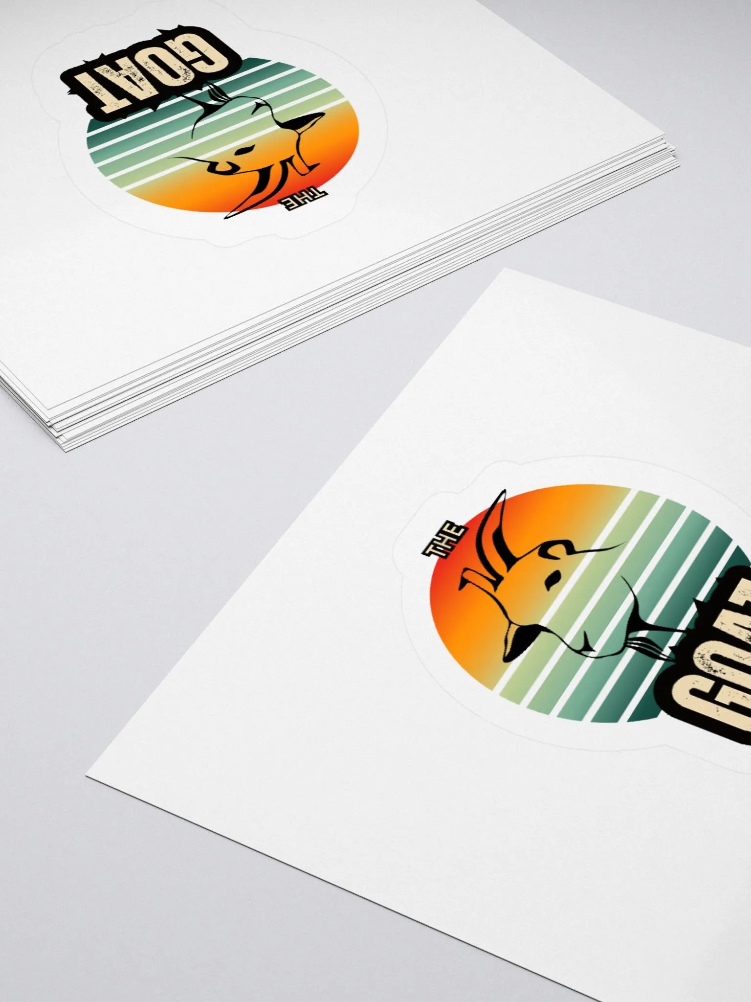 The GOAT Kiss Cut Stickers product image (4)