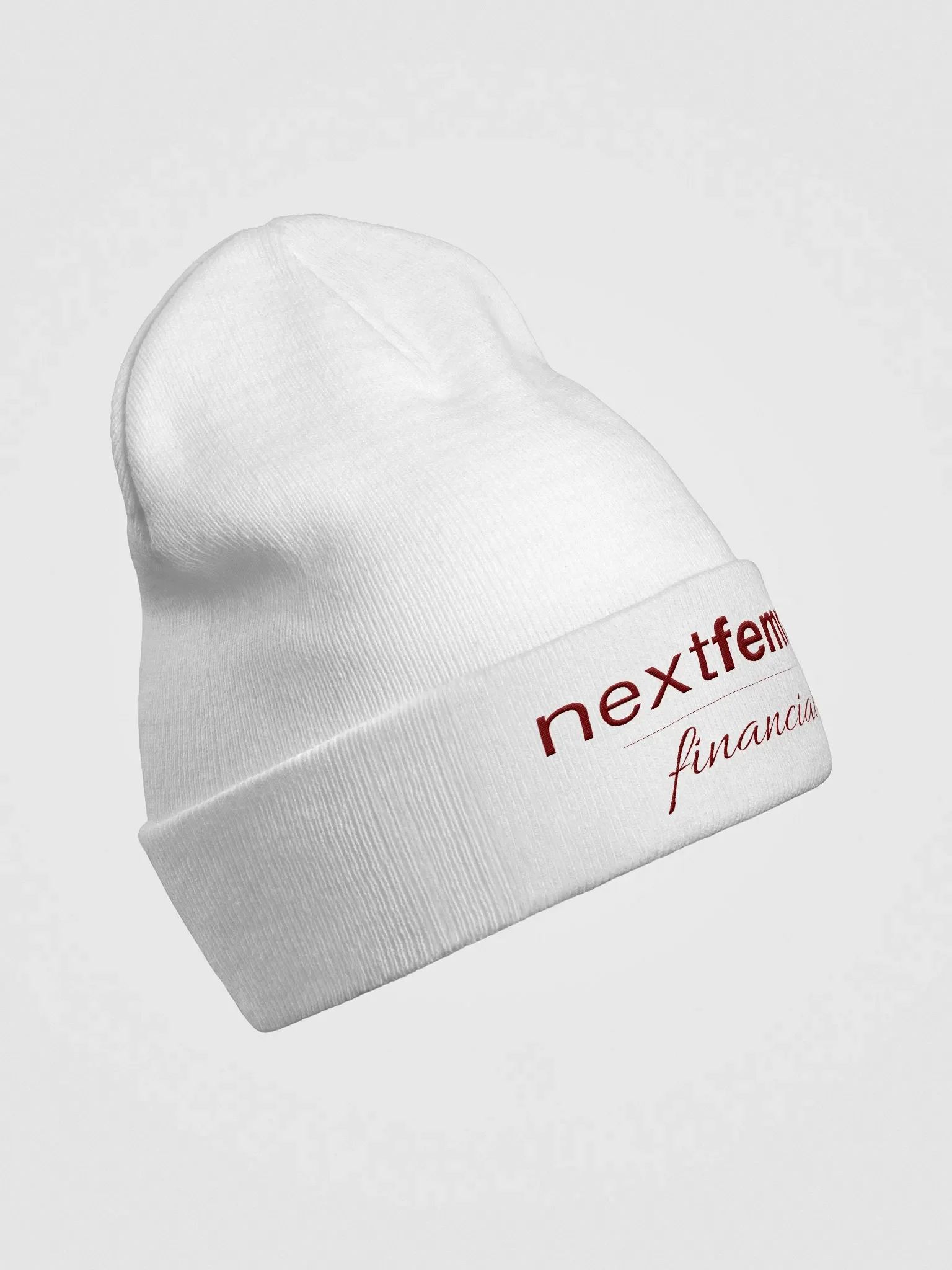 Knit Beanie with Maroon Logotype product image (3)