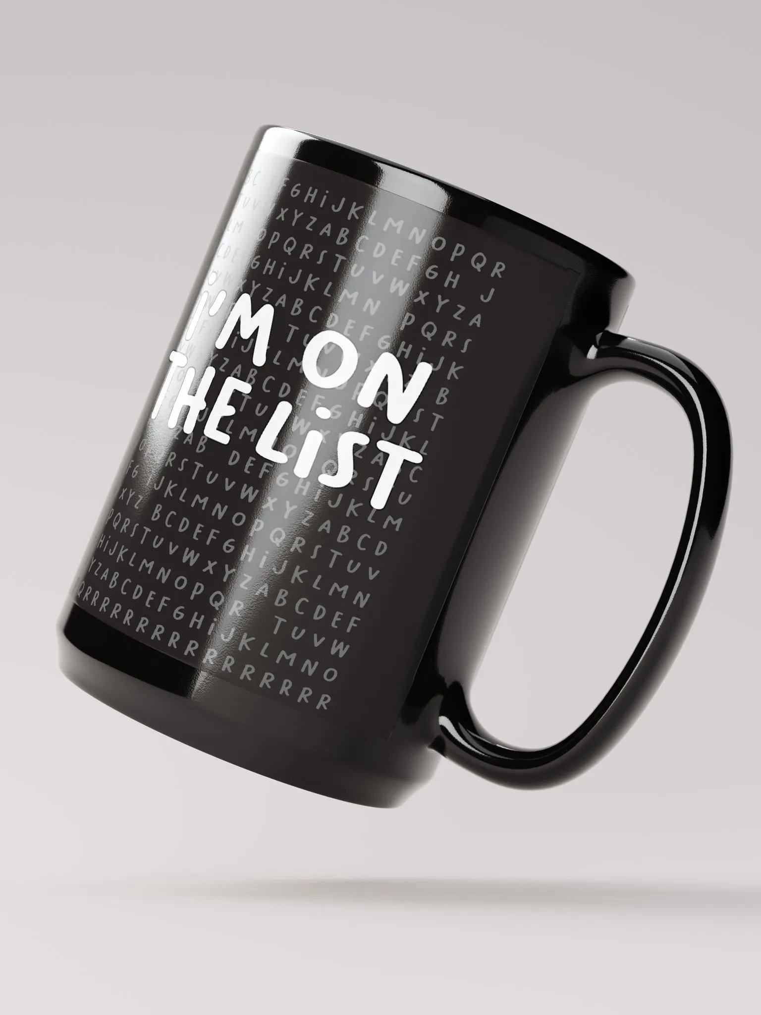 The List Black Mug (15oz) product image (3)