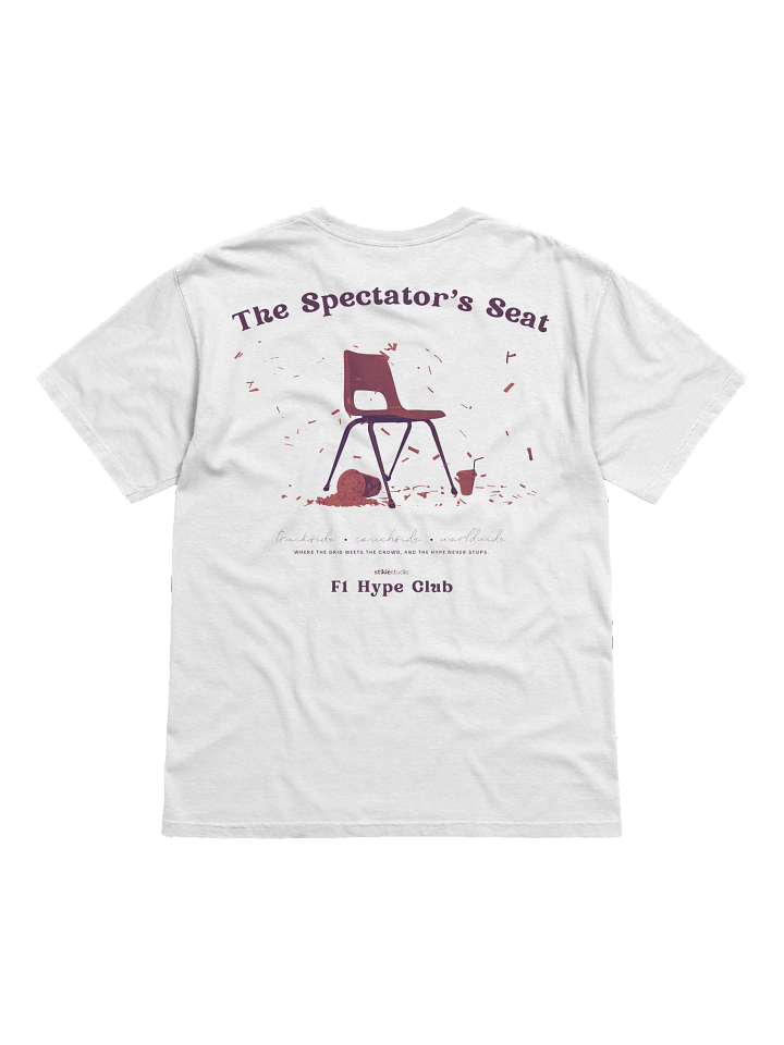 The Spectator’s Seat T-Shirt – Formula 1 Grandstand Vibes for True Race Weekend Devotees product image (1)