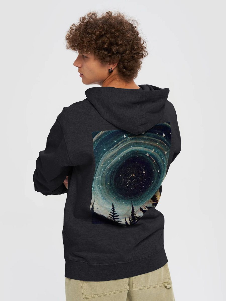 Starry Night Swirl Fleece Zip-Up Hoodie product image (6)