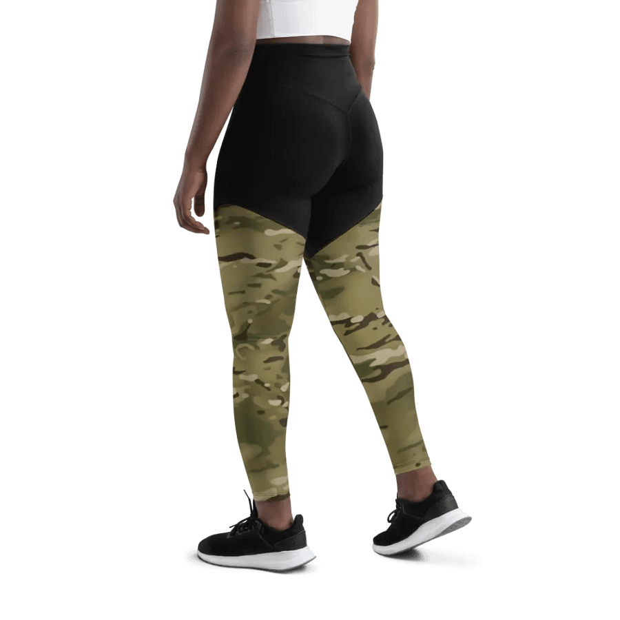 Faithful Camo: Compression Leggings - Multicam product image (11)