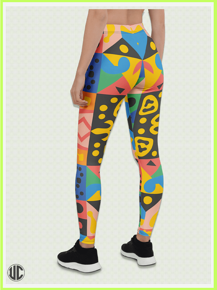 Vivid Memphis Style – Women’s Leggings product image (2)