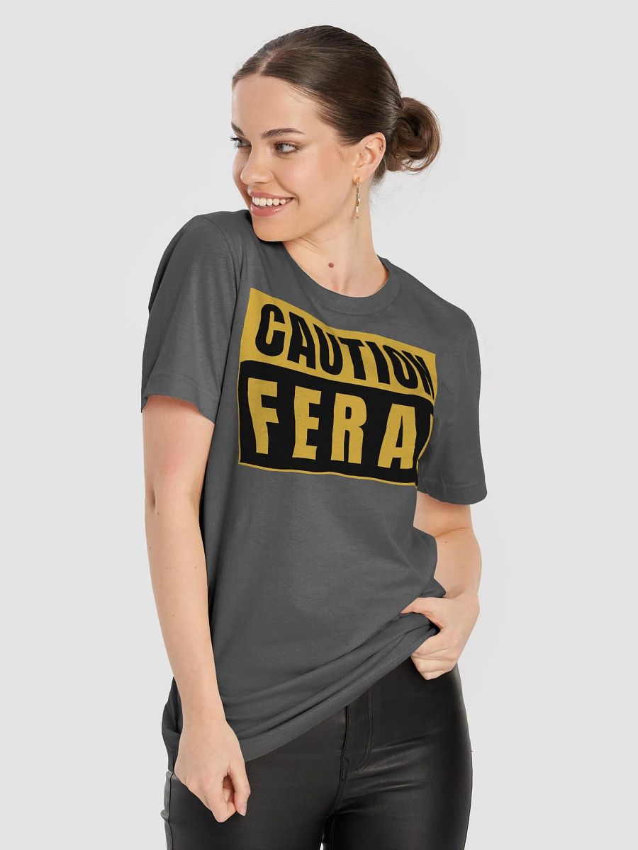 CAUTION FERAL - Bella Canvas 3001 Unisex Supersoft T-Shirt product image (5)