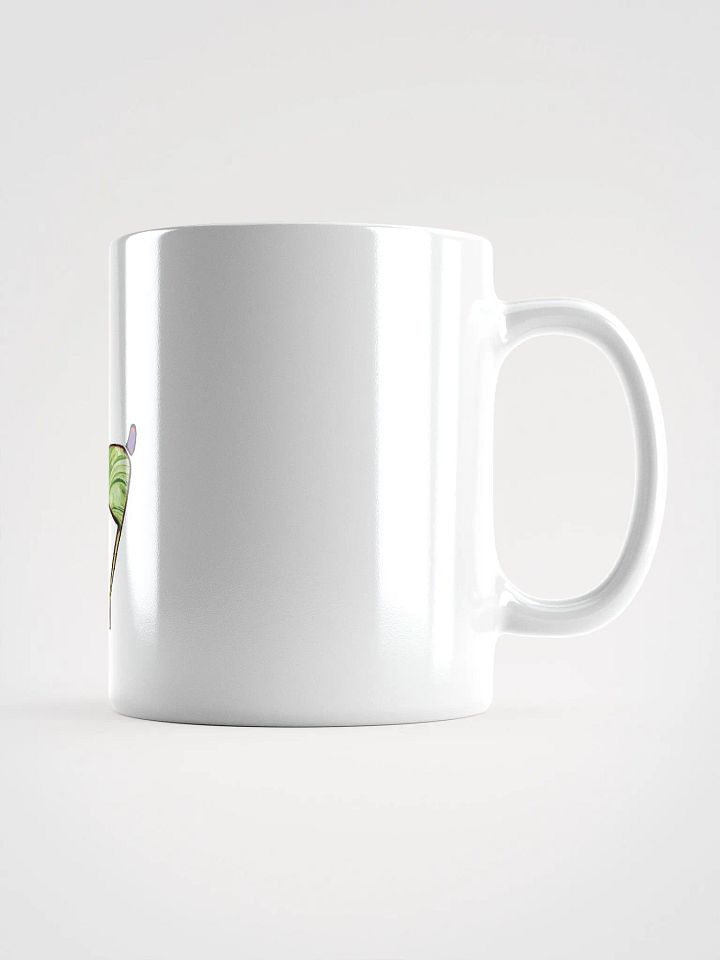 Vivid Swirls White Glossy Mug African Art Colorful Animal product image (1)