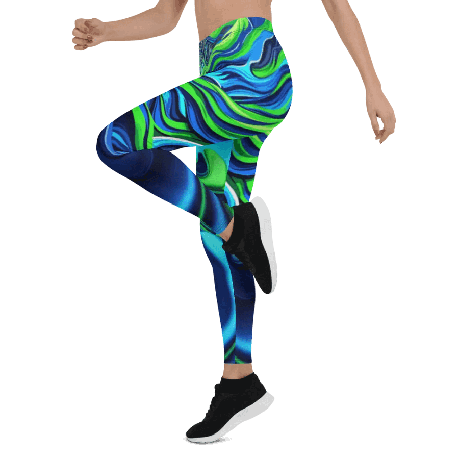 Aqua Swirl Allure Leggings product image (5)