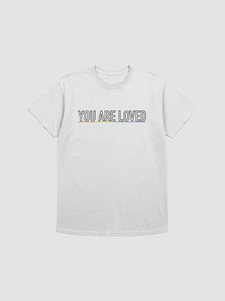 You Are Loved - Rainbow Underline Black product image (1)
