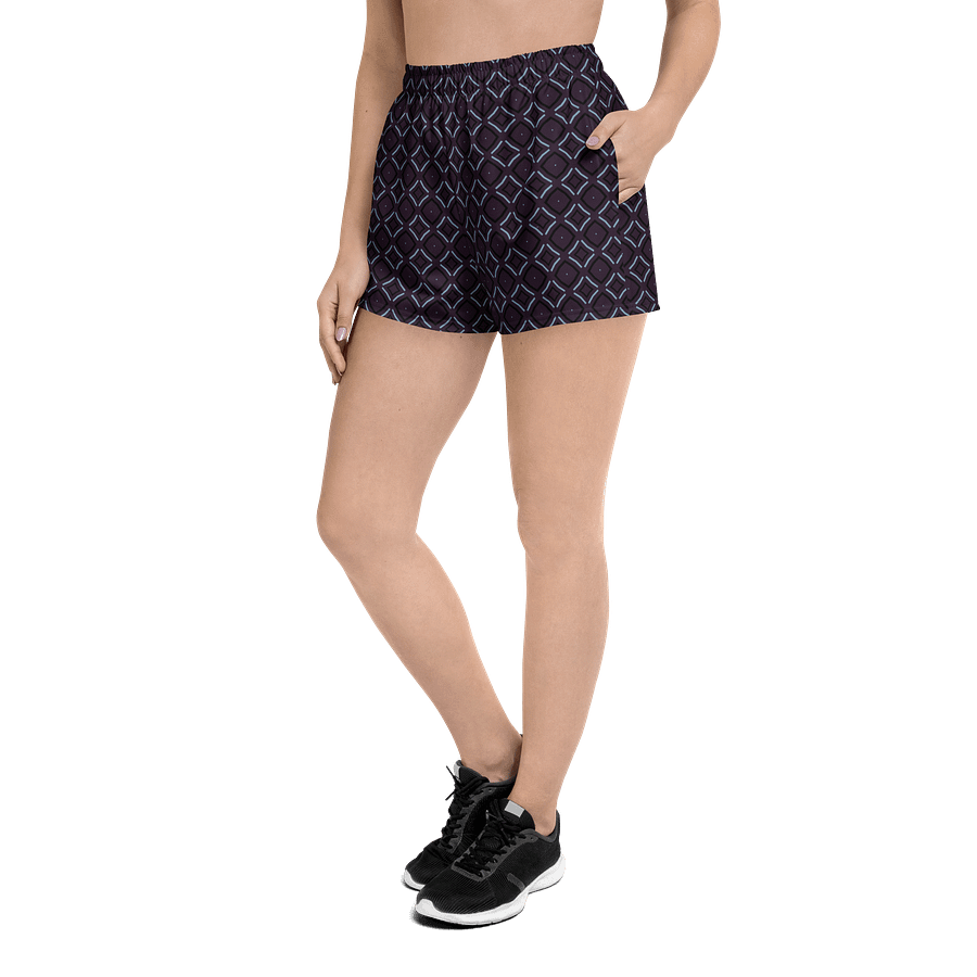 Bumble Delight Geometric All Over Print Unisex Athletic Shorts product image (5)