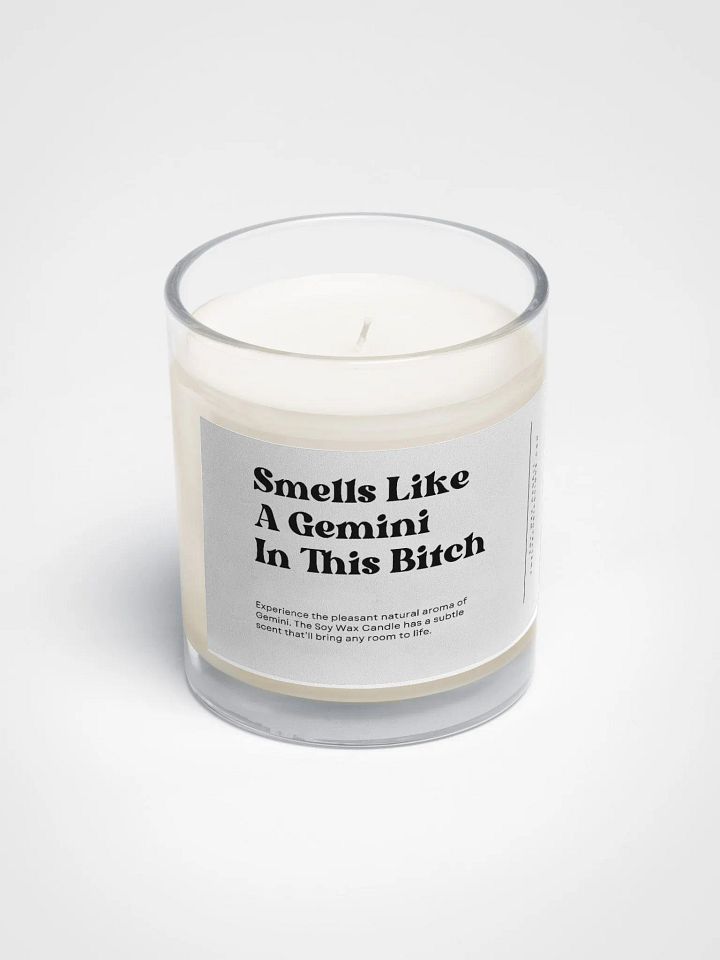 Funny Gemini Candle product image (2)