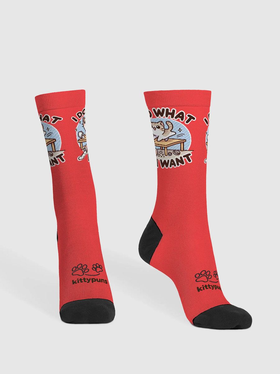 I do what I want red socks product image (2)