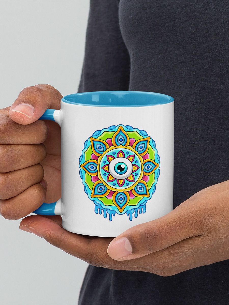 Eye Mandala - Mug with Color Inside product image (5)