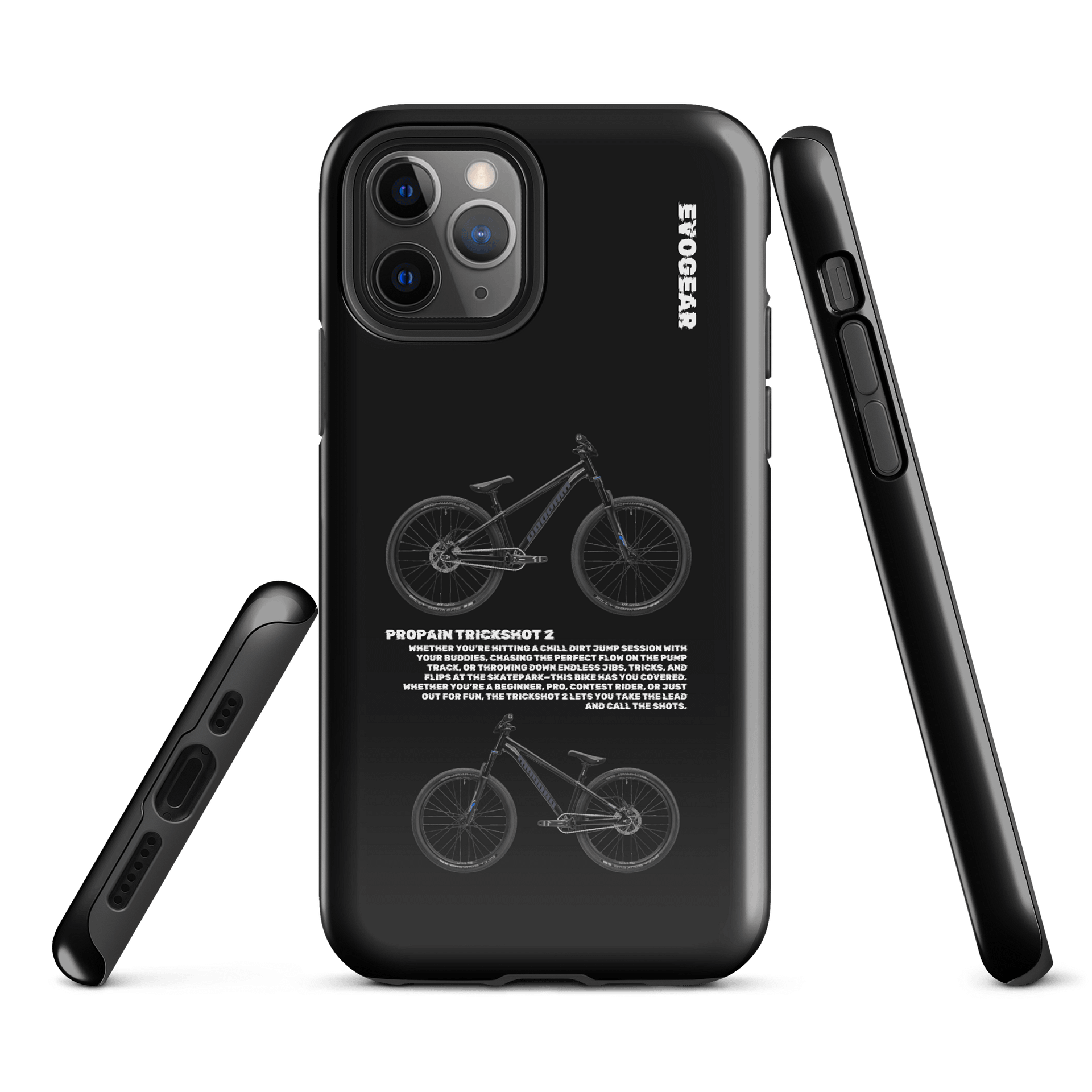 Black Propain Trickshot 2 iPhone Case product image (3)