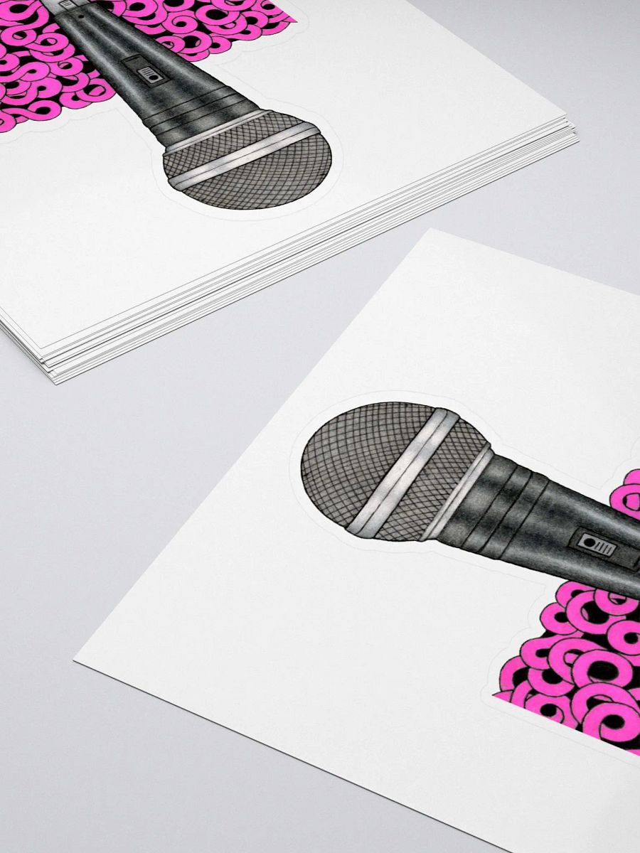 Mic Check sticker product image (4)