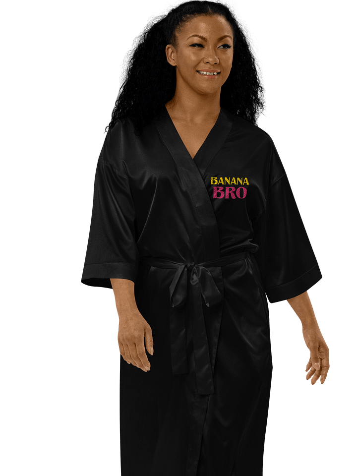 Banana Bro satin robe product image (2)