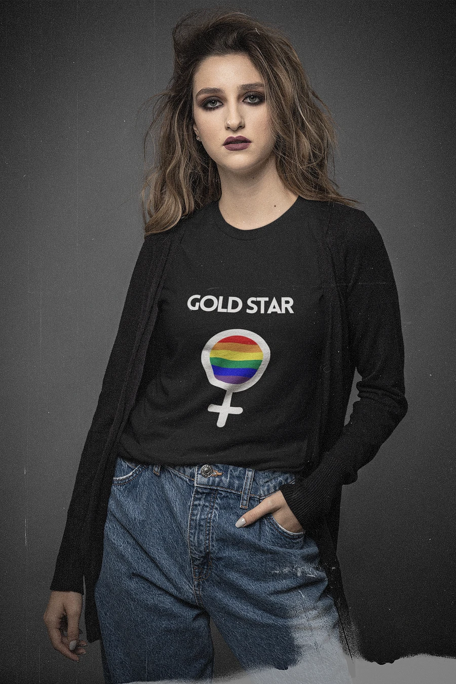 LGBTQ+ T-Shirt - Gold Star (dark) product image (9)