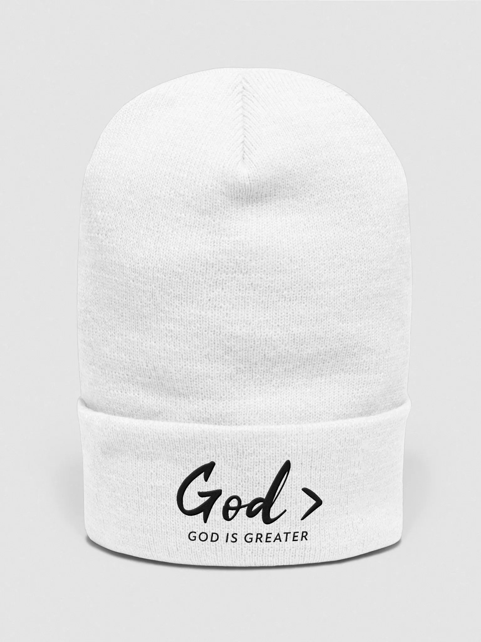 God > Black Beanie product image (1)