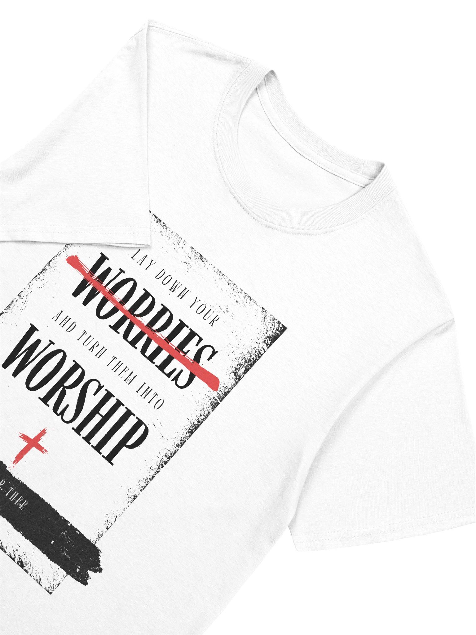 Turn Worries To Worship - White T-Shirt product image (7)