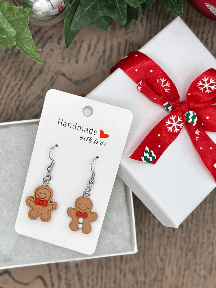 Mr. and Mrs. Gingerbread Earrings product image (1)