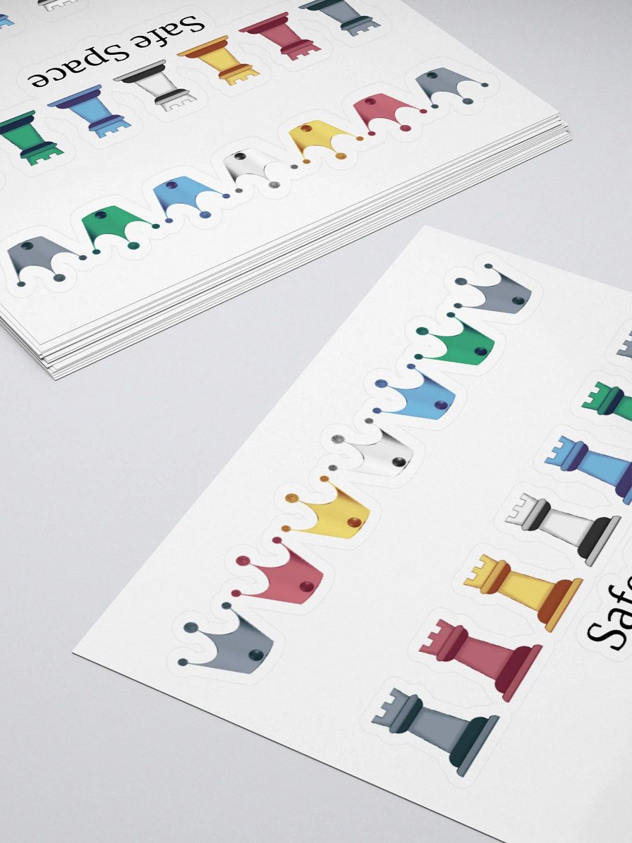 Sticker Sheet: Disability Pride Safe Space product image (4)