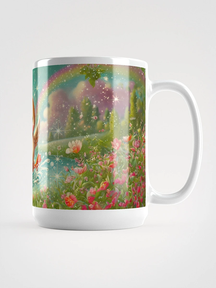 Rainbow Ducky White Glossy Mug product image (2)