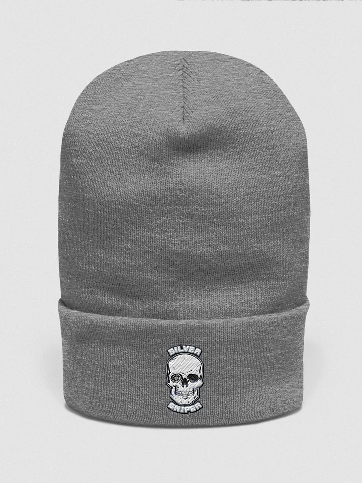 SILVER SNIPER Logo Beanie- Grey product image (1)