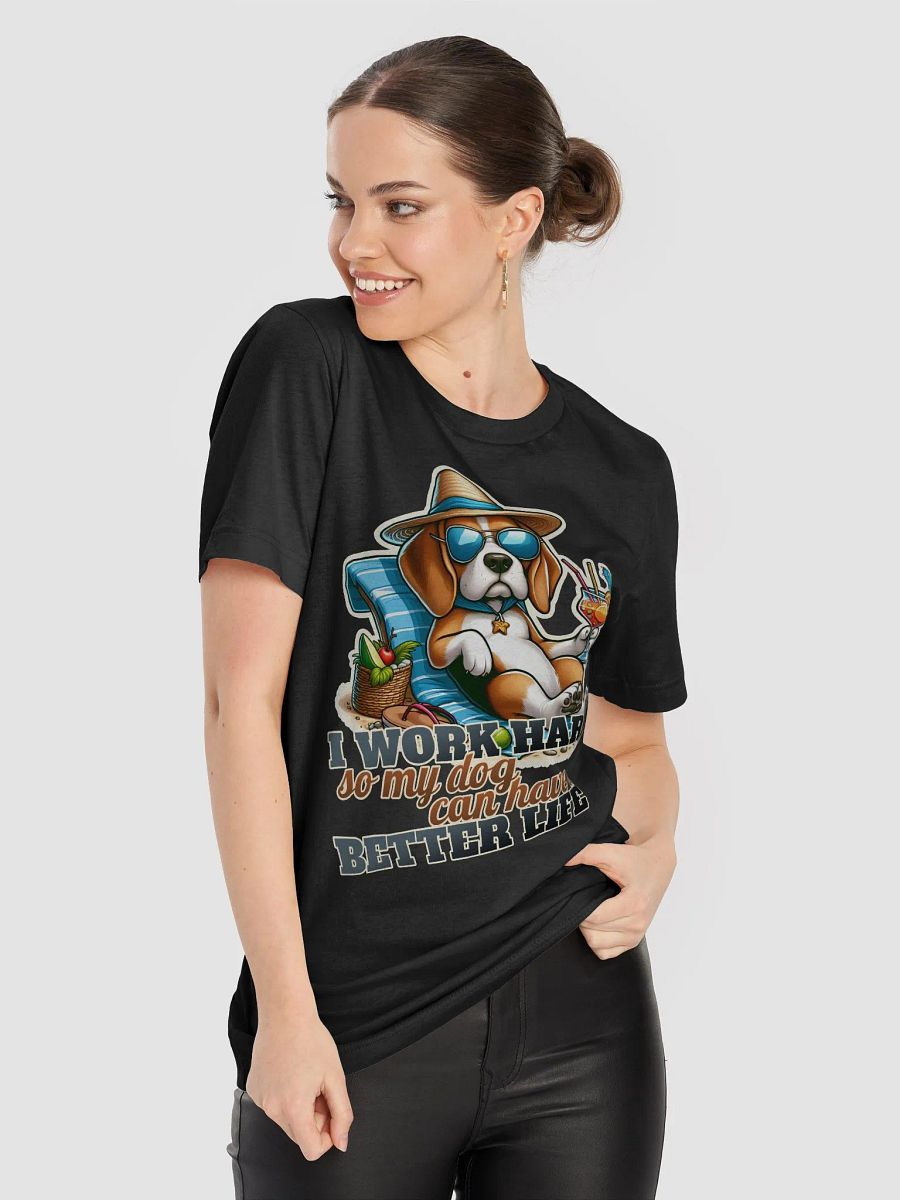 Work Hard - Beagle Beach - T-shirt product image (48)