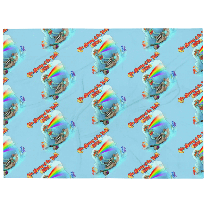 Running of the Trolls Rainbow Blanket Pattern product image (1)