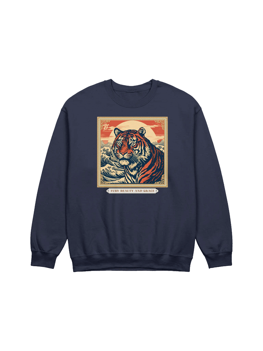 Fury Beauty and Grace Tiger Crewneck Sweatshirt product image (1)