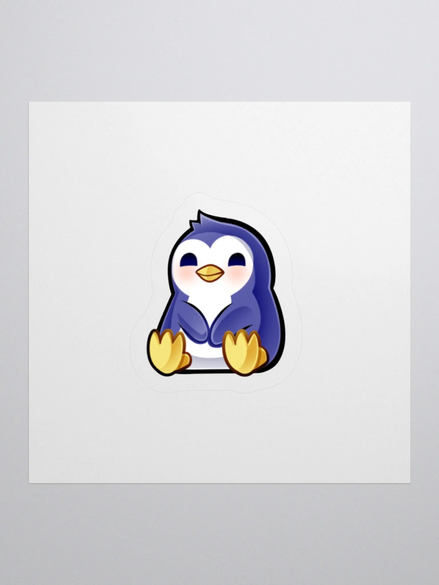 Pengu Sit Sticker product image (1)