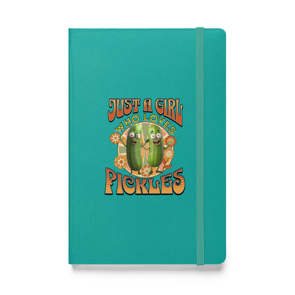 Just A Girl Who Loves Pickles Thoughts Hardcover Journal product image (1)