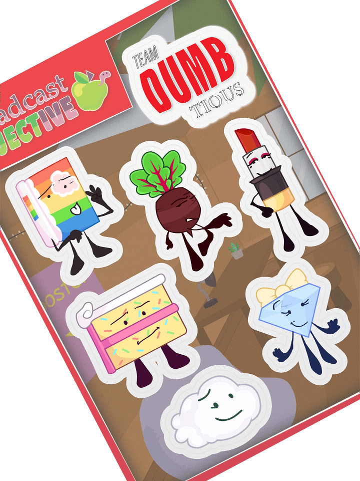 Team Dumbtious Stickers product image (1)