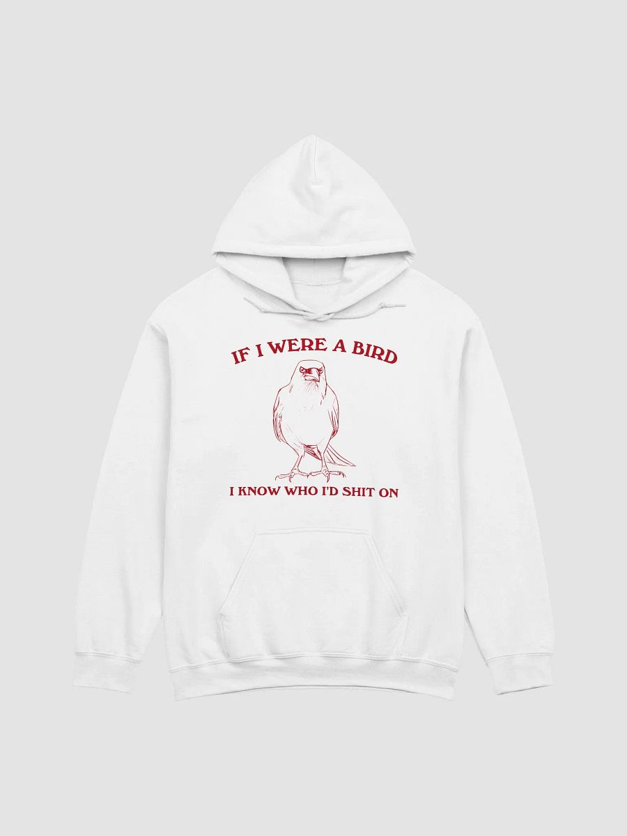 If I were a bird I'd know who to shit on Hoodie product image (1)