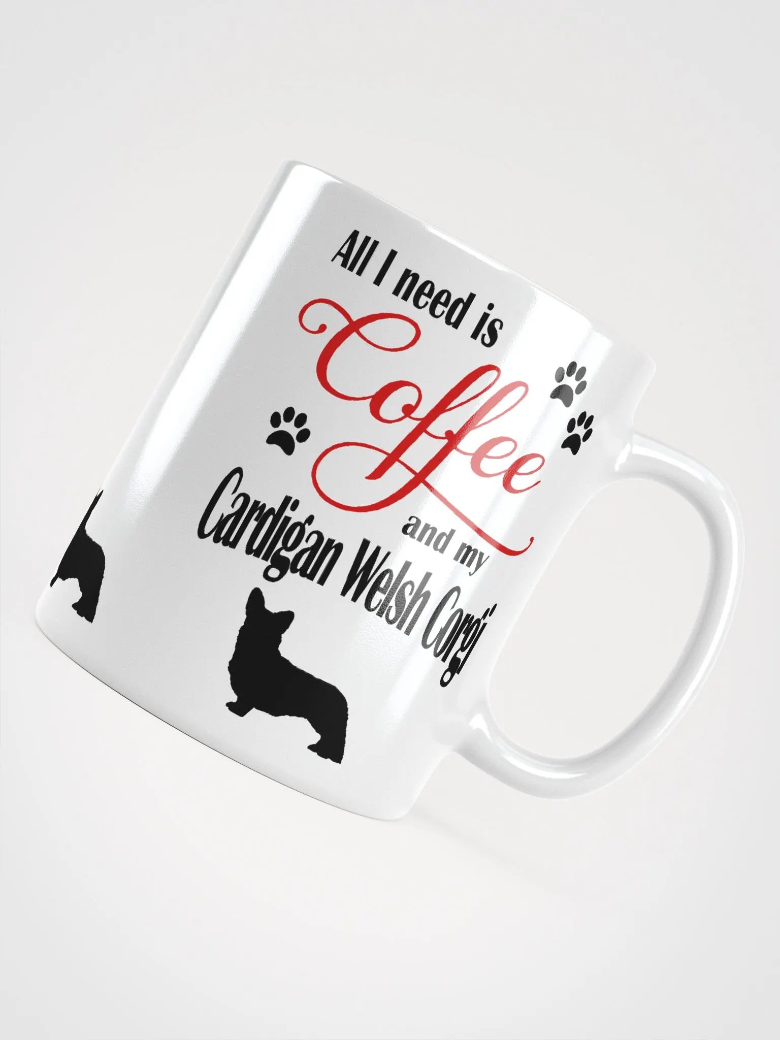 Coffee and my Cardigan Welsh Corgi Mug product image (4)