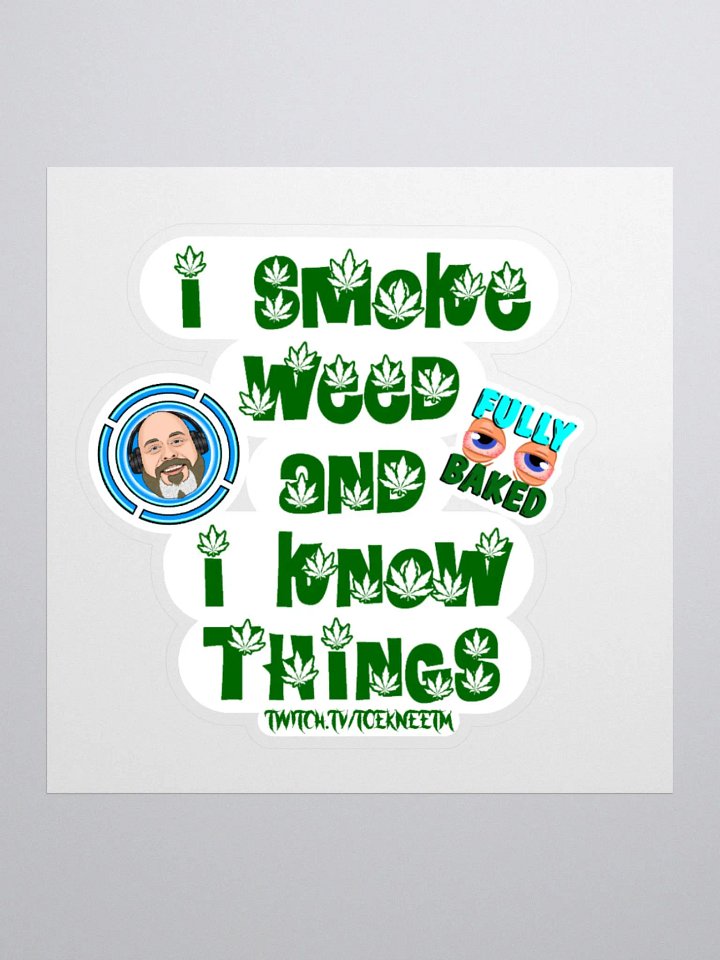 I Know Things Sticker product image (2)