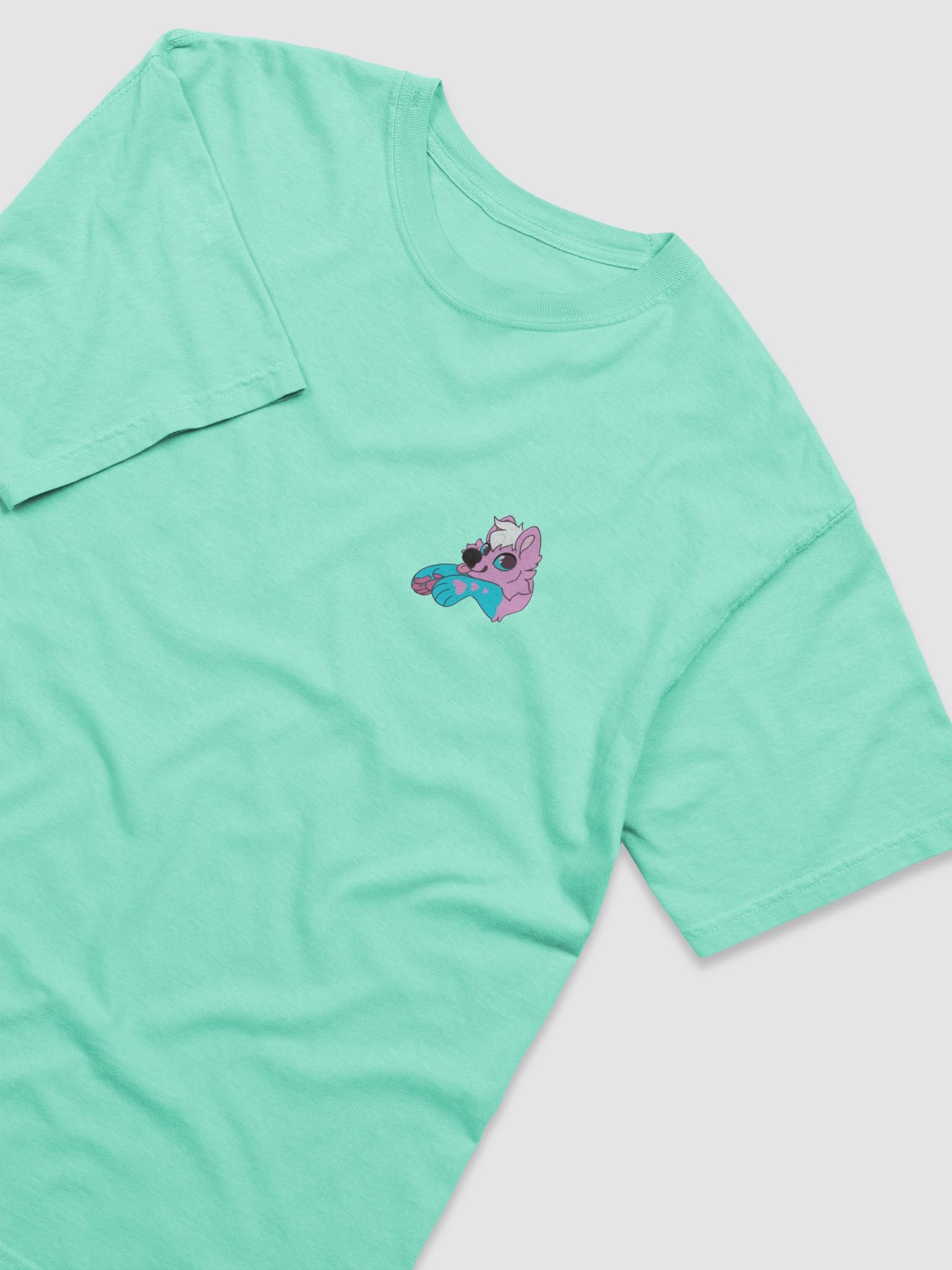 Aqua Light fursona T-shirt product image (31)