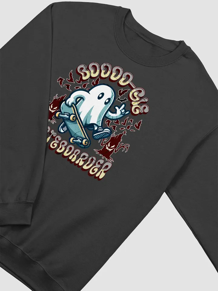 Boooo-gie Skateboarder Ghost Rockin Crewneck product image (2)