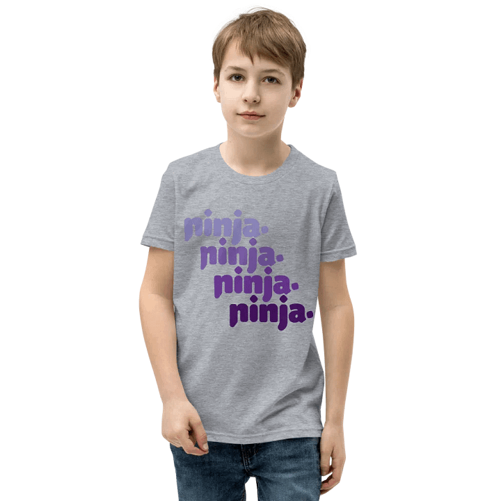 Quad Ninja Kids Tee: Purple product image (2)