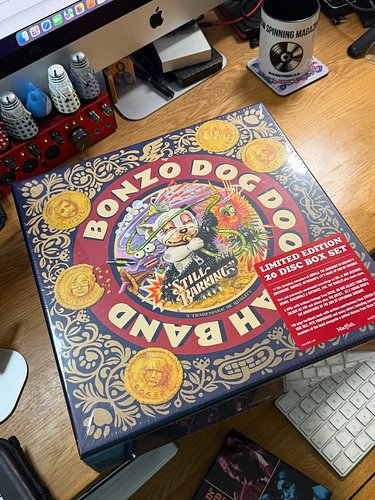 Any fans of The Bonzo Dog Doo Dah Band out there ?
I will be reviewing this huge box set and hopefully talking to Legs Larry ...