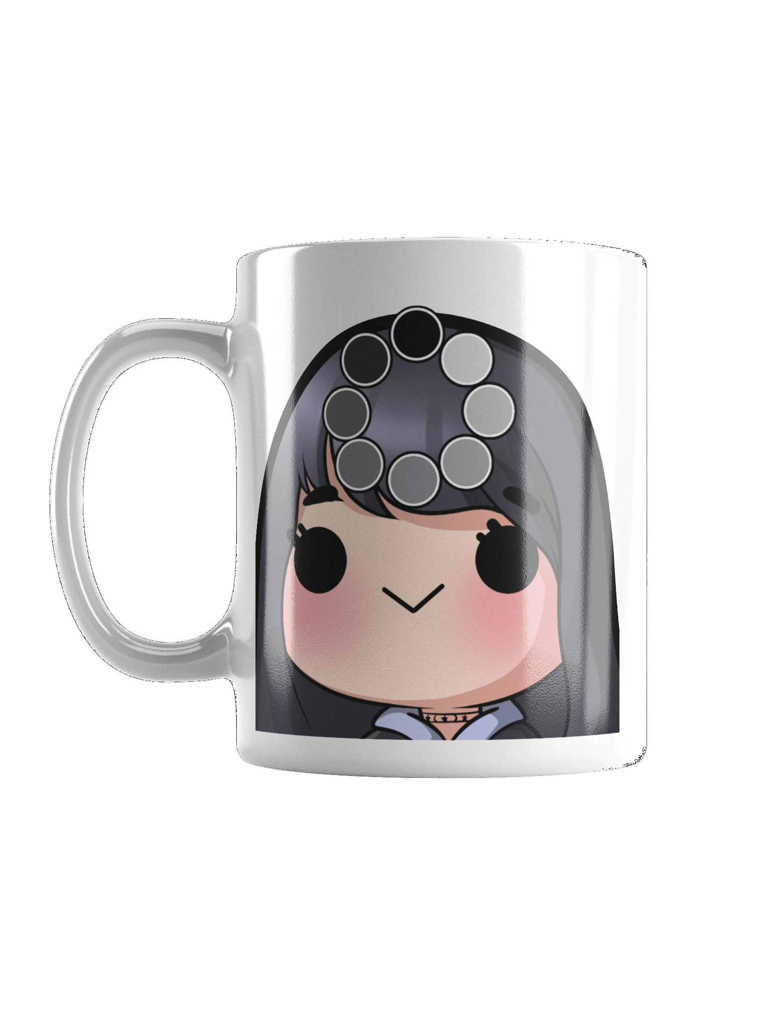 White Mug Blue/Black Logo Loading product image (1)