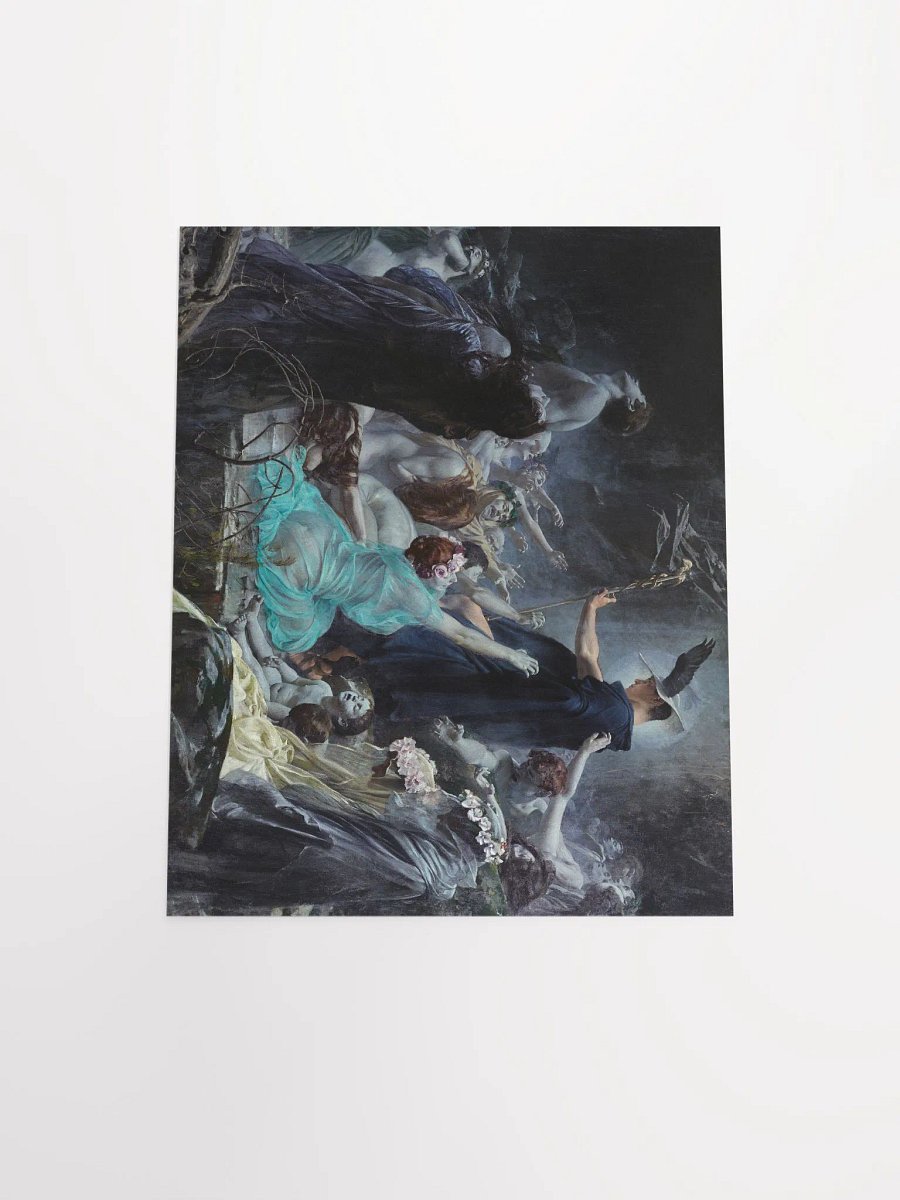 ''Souls on the Banks of the Acheron'' by Adolf Hirémy-Hirschl Poster product image (4)